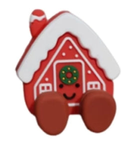 Wholesale 20pcs/pack Christmas Food-grade Cartoon 3D Silicone Beads